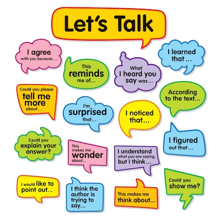 Scholastic Teaching Resources Conversation Starters - Bulletin Board Set SC823624